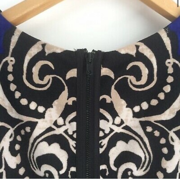 Donna Morgan/A Pea In The Pod Damask Sheath Dress - Picture 4 of 6